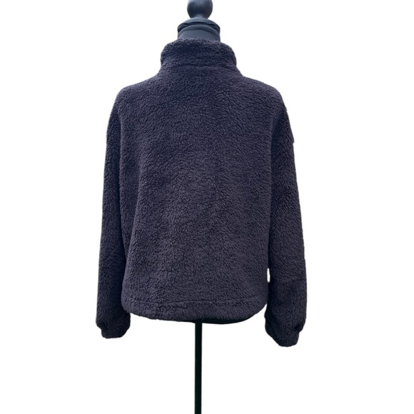 Women's Black Fleece Jacket by SHEIN size M - Picture 3 of 5